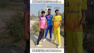 MI VS CSK 2025 IPL😅 ft Bumrah Chahar amp Ms dhoni shorts cricket [upl. by Hanafee]