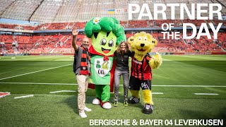 BERGISCHE KRANKENKASSE amp Bayer 04 Leverkusen  PARTNER OF THE DAY  14052022 [upl. by Zennie619]