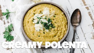 DELICIOUS Italian Creamy Polenta Recipe [upl. by Caras]