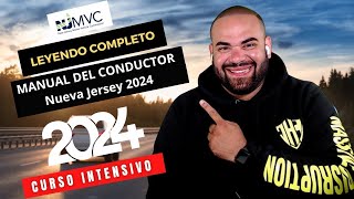 MANUAL DEL CONDUCTOR DE NUEVA JERSEY 2024 COMPLETO [upl. by Alegnatal101]