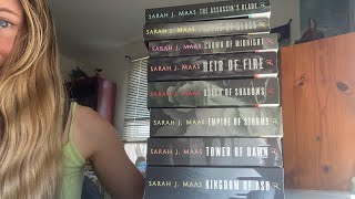 Throne of Glass Series Review ASMR 🌲🧚🏻‍♀️🐉 [upl. by Castillo393]