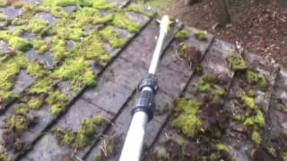 How to softwash a roof the softwashing way [upl. by Shauna]