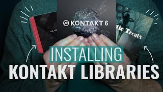 How to Install KONTAKT LIBRARIES Install Native and 3RD PARTY Kontakt Libraries [upl. by Odrarej]