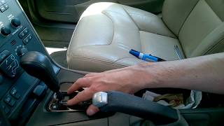 Volvo S60 V70 Removing the shift knob 20012009 [upl. by Nnylakcaj]