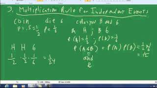 3 Multiplication Rule for Independent Events [upl. by Mcnamee]