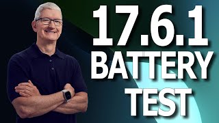 iOS 1761 Battery Life  Battery Drain  Battery Performance Test [upl. by Nylaras513]