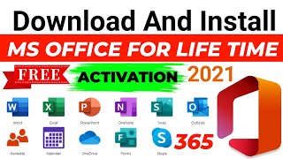 How To Download MS word for free life time 100  How to download Microsoft office 2021 full set up [upl. by Sane]