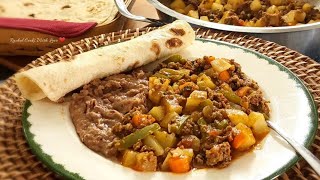 PICADILLO TRADITIONAL  Ground Beef and Vegetables  Just Like Mom Made ❤️ [upl. by Wavell]