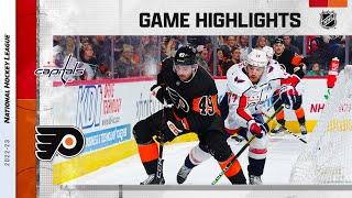 Capitals  Flyers 127  NHL Highlights 2022 [upl. by Jard]