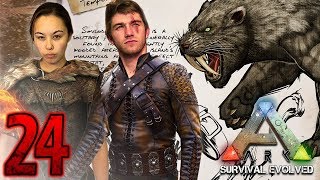 RUNAWAY SABERTOOTH  Part 24  Ark Survival Evolved The Island [upl. by Brennen430]