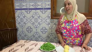 Comment faire un bouillon de haricots verts dans la cuisine marocaine de Hafsa deuxième partie [upl. by Onaled192]