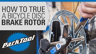 How to True a Bicycle Disc Brake Rotor [upl. by Arianie]