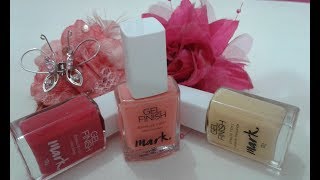 RESENHA NOVAS CORES DE ESMALTE PRIMAVERA VERÃO 2017 LINHA MARK AVON [upl. by Hbaruas]