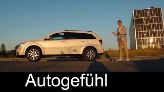 Fiat Freemont Dodge Journey JC MPV test drive review  Autogefühl [upl. by Jermyn]