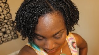 Finger Coils Out on Natural Hair SHORT and LONG hair tips [upl. by Arhoz]