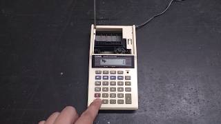 Video Teste Calculadora Impressora Casio HR8A No Estado [upl. by Godiva753]