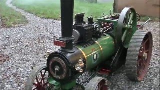 Steaming A 4quot Foster Traction Engine [upl. by Lyman]