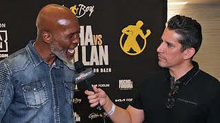 Bernard Hopkins calls reporter SUCKA Walks off interview over Showtime leaving boxing [upl. by Irehs]