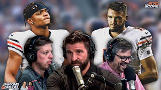 Josh Lucas reveals Bears thought process on drafting Justin Fields amp Mitchell Trubisky [upl. by Attayek]