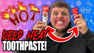 DEEP HEAT TOOTHPASTE PRANK [upl. by Malchy]