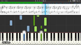 William Gillock  Holiday in Paris  Piano tutorial and cover Sheets  MIDI [upl. by Cordell]