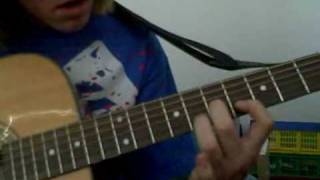 Chiodos Baby You Wouldnt Last a Minute on the Creek acoustic intro cover [upl. by Nilyam967]