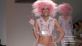 BETSEY JOHNSON MERCEDESBENZ FASHION WEEK SPRING 2014 COLLECTIONS [upl. by Niroc]