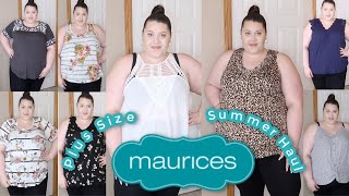 Maurices Plus Size Summer Haul amp Try On  2020  Size 3X [upl. by Bokaj]