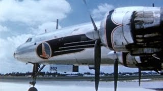 Eastern Lockheed L1049 Super Constellation Promo Film  1953 [upl. by Scott]