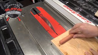 Burns Tools SawStop Demo [upl. by Aylad]