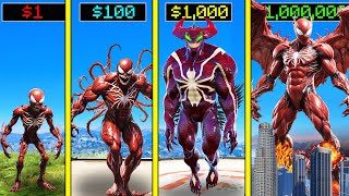 GTA 5  1 CARNAGE to 1000000000 SPIDER CARNAGE in GTA 5 [upl. by Karrie]