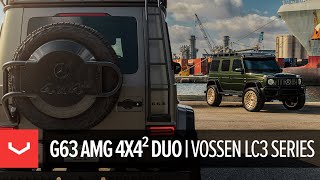 The Mercedes G63 AMG 4x4² x 2 — Vossen LC3 Series [upl. by Eddina]