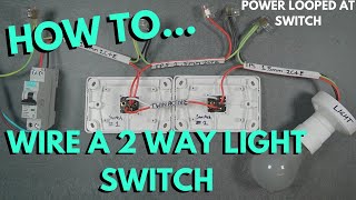 How To Wire A 2 Way Light Switch Explained 2023 [upl. by Emma]