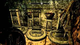 Skyrim Gameplay Alduins Wall Quest Puzzle 1 Solved [upl. by Everara]