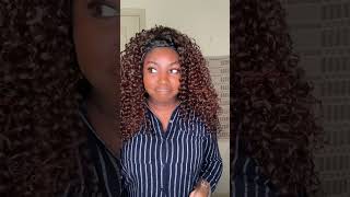 Curly Half Wig  Outre Converti Cap Curly KO  Easy amp Quick Natural Hair Protective Style [upl. by Esemaj]