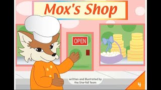 Moxs Shop By the Starfall Team4 year Old Homeschooler Educational Videos and Activities for Kids [upl. by Janine48]