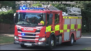 Cambridgeshire Fire amp Rescue Service  TURNOUT Stanground ERP Mobile Incident [upl. by Matthaus908]