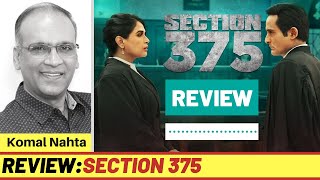 SECTION 375 review  Komal Nahta [upl. by Niotna]