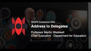 2024 SASPA Conference Professor Martin Westwell [upl. by Ybrad]