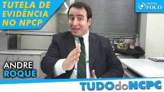 Tutela da evidência no NCPC contestação genérica  Prof Andre Roque [upl. by Alrac]