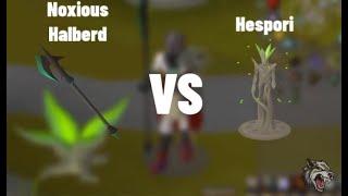 NOXIOUS HALBERD VS HESPORI OSRS [upl. by Michale]