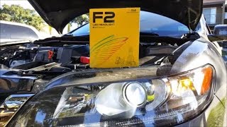 Review and Demo Alla Lighting F2 H11 LED Headlight Bulb [upl. by Akimehs]