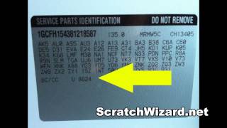 How to find your Chevrolet paint code [upl. by Eniagrom605]