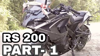 Bajaj pulsar RS 200 Graphite black BS4 2018 [upl. by Bakerman]