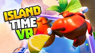 BEST WAY TO CATCH amp COOK SEAGULLS  Island Time VR Gameplay  VR HTC Vive Gameplay [upl. by Olimpia]