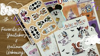 Live Cozy Sunday Planner Chat  Favorite Planner YouTubers and Halloween Sticker Unboxing 📦 [upl. by Romeo]