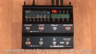 TC Electronic GNatural Acoustic Guitar Processor [upl. by Piggy]