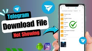 How To Fix Telegram Downloaded Media Files Not Showing  Telegram Downloaded Files Missing 2024 [upl. by Ralfston814]