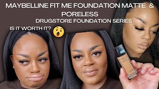 Maybelline Fit Me Matte amp Poreless 330 wear test  Is it worth the buy  Drugstore foundation [upl. by Jacinta702]