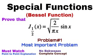 15 Bessel Function  Complete Concept and Problem1  Most Important Problem [upl. by Lud]